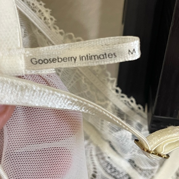 NWOT Gooseberry Coquette Lace Bodysuit - M - Picture 5 of 8